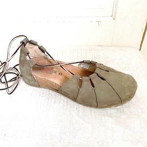 Haflinger Eva Suede Sandals 41